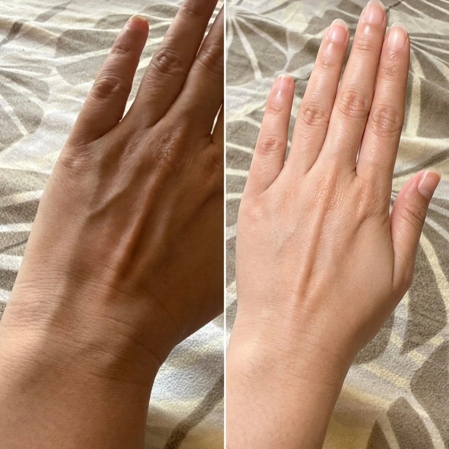 tan removal hand