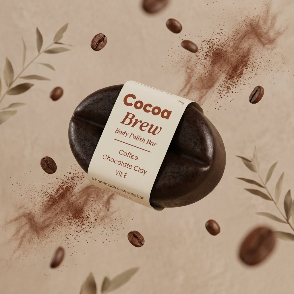 Cocoa Brew Coffee & Chocolate Clay Body Polish Soap