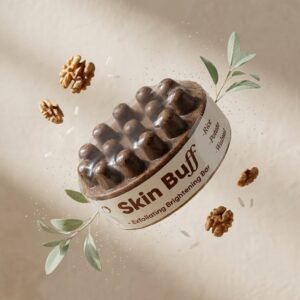 Skin Buff- Rice-Potato-Walnut Exfoliating Brightening Soap
