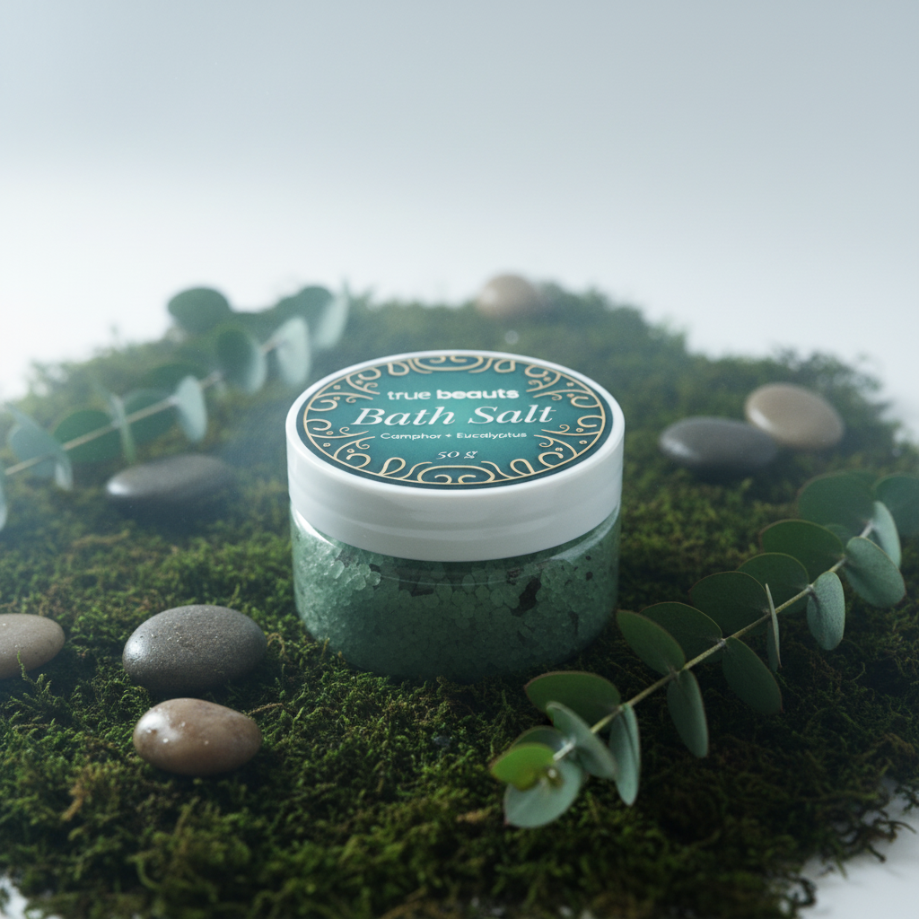 Camphor & Eucalyptus Bath Salt | Cold Relief & De-Stress Soak – Trial Pack - Image 2