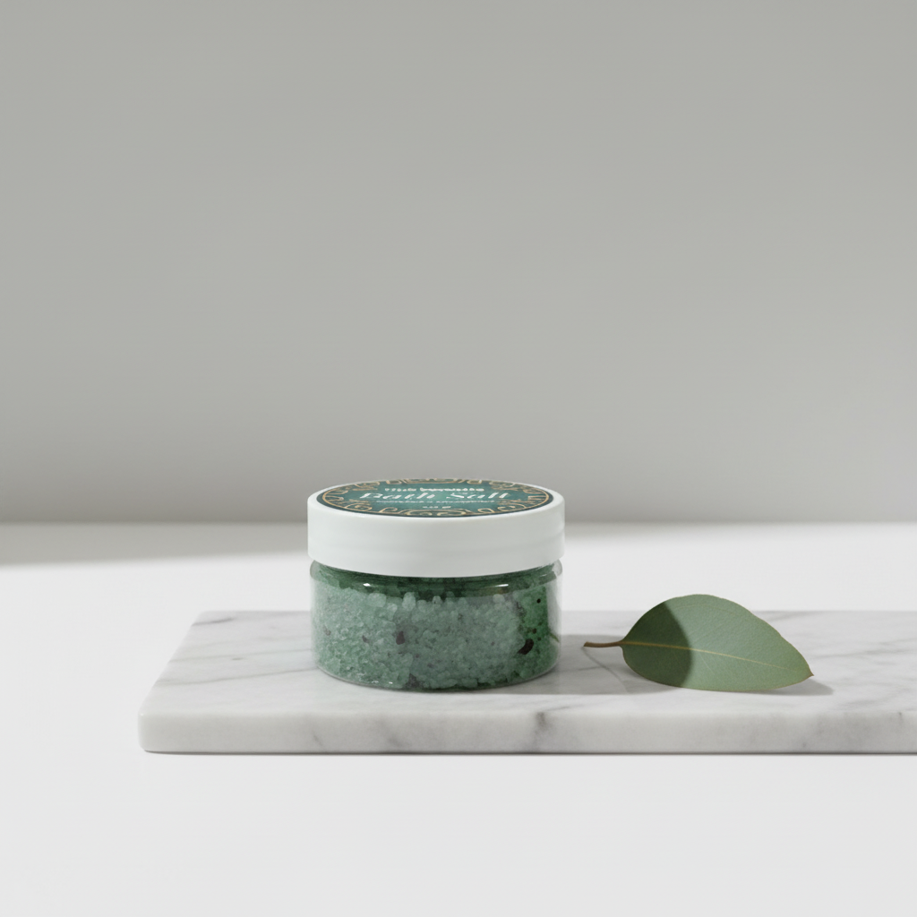 Camphor & Eucalyptus Bath Salt | Cold Relief & De-Stress Soak – Trial Pack - Image 3