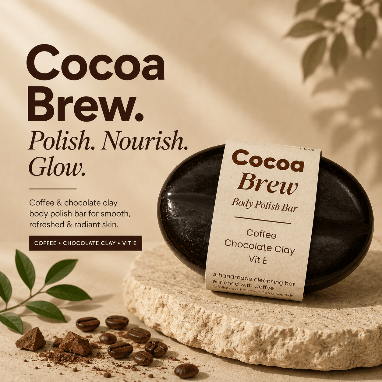cocoa brrew soap bar