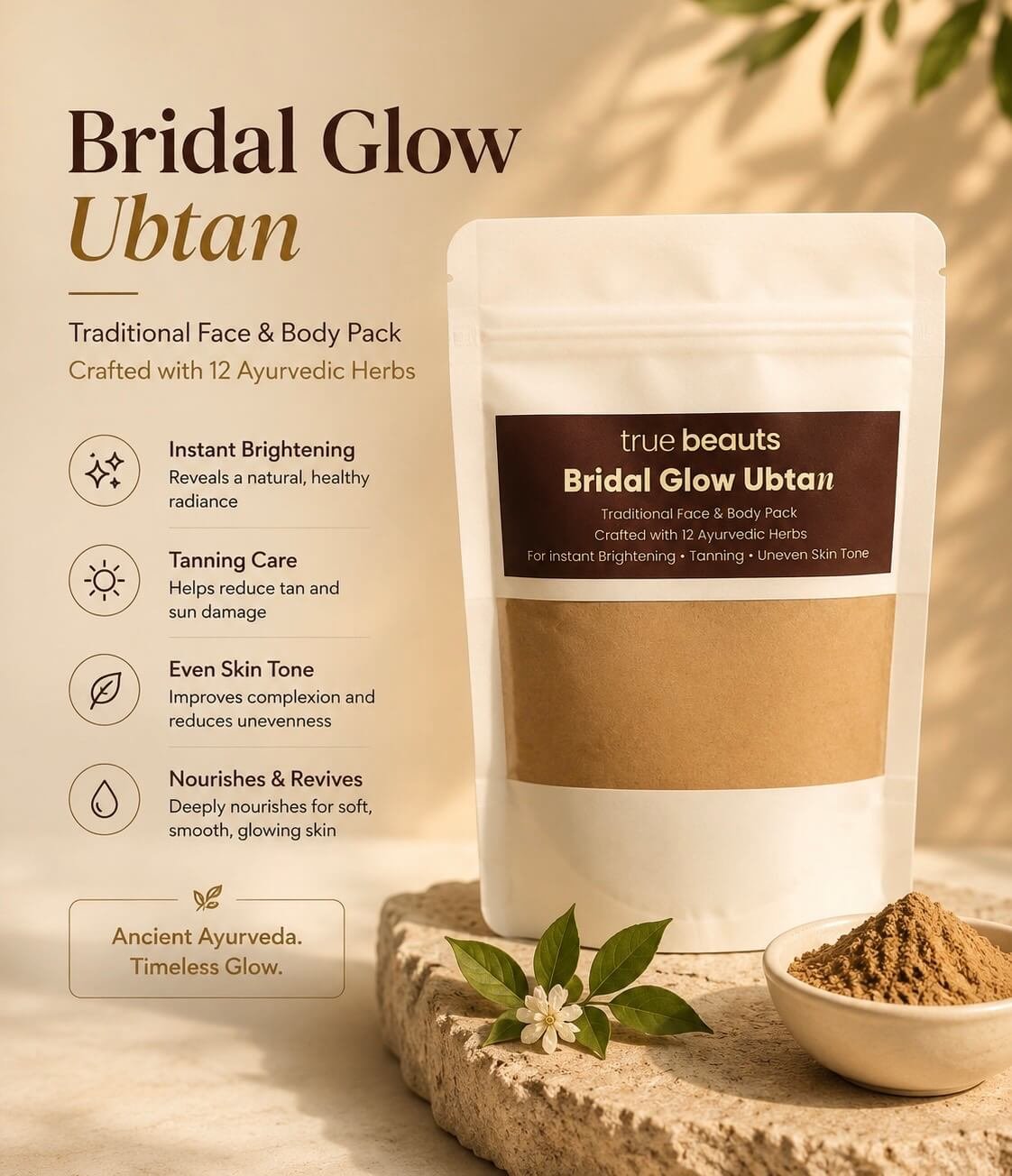 bridal glow ubtan powder