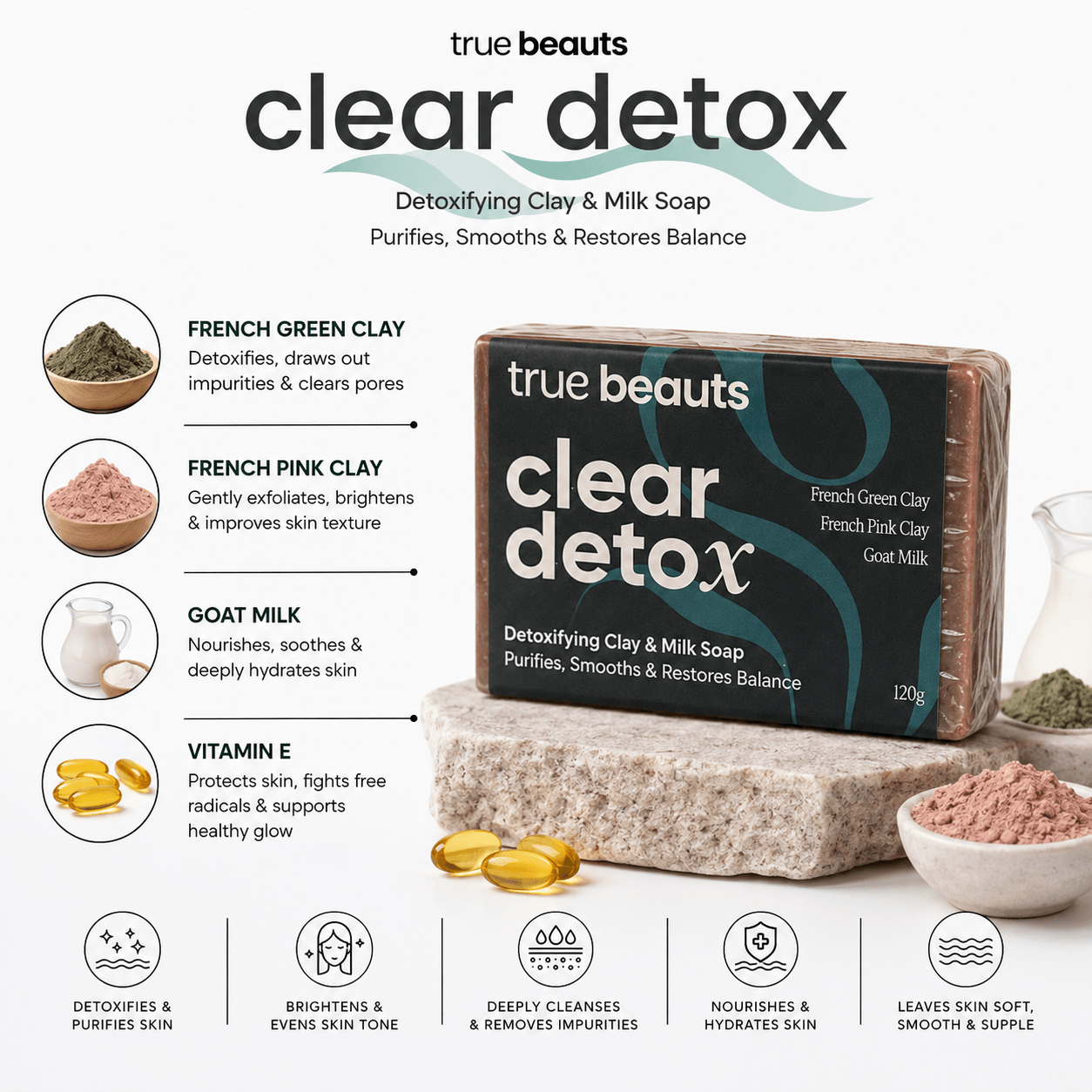clay detox soap