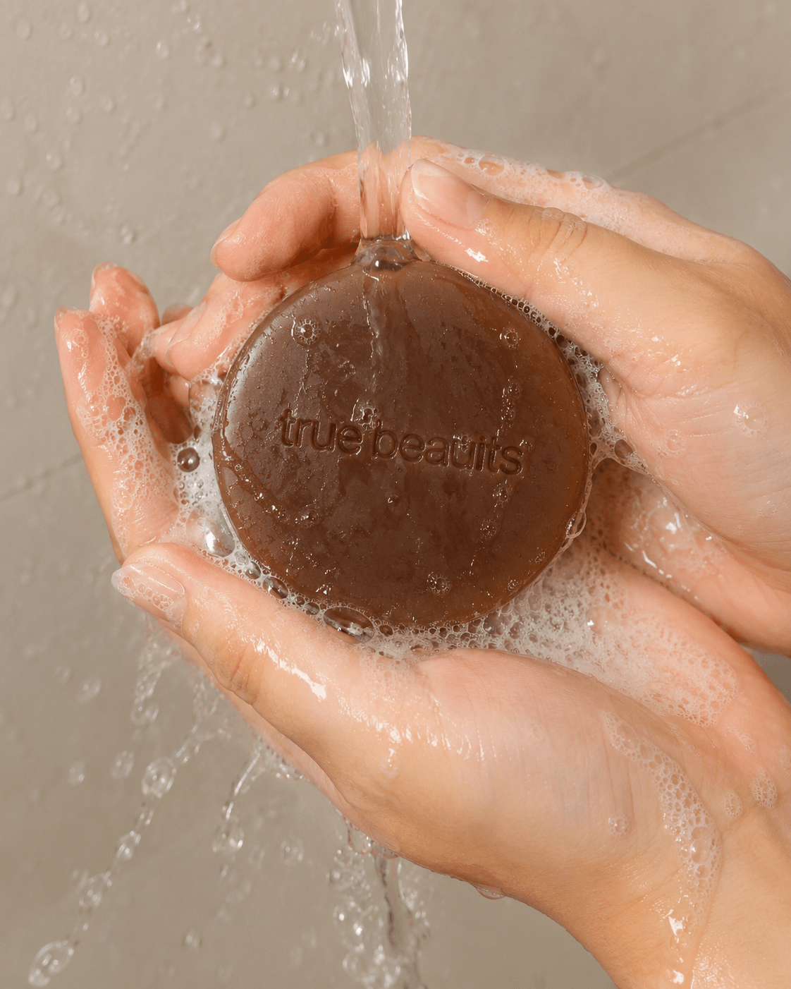 Ubtan soap in use