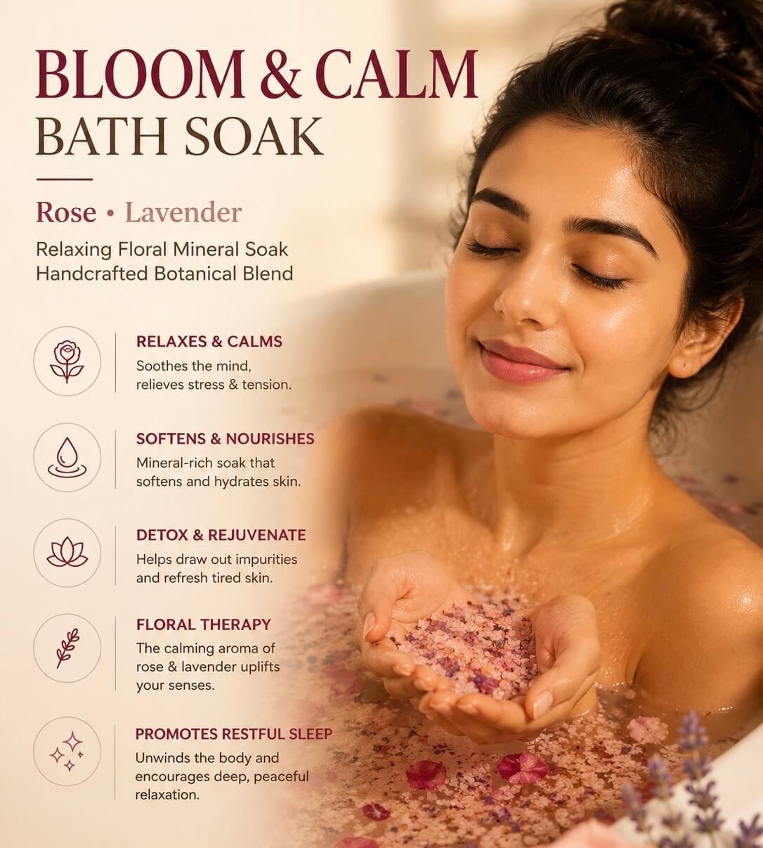 bath salt in use