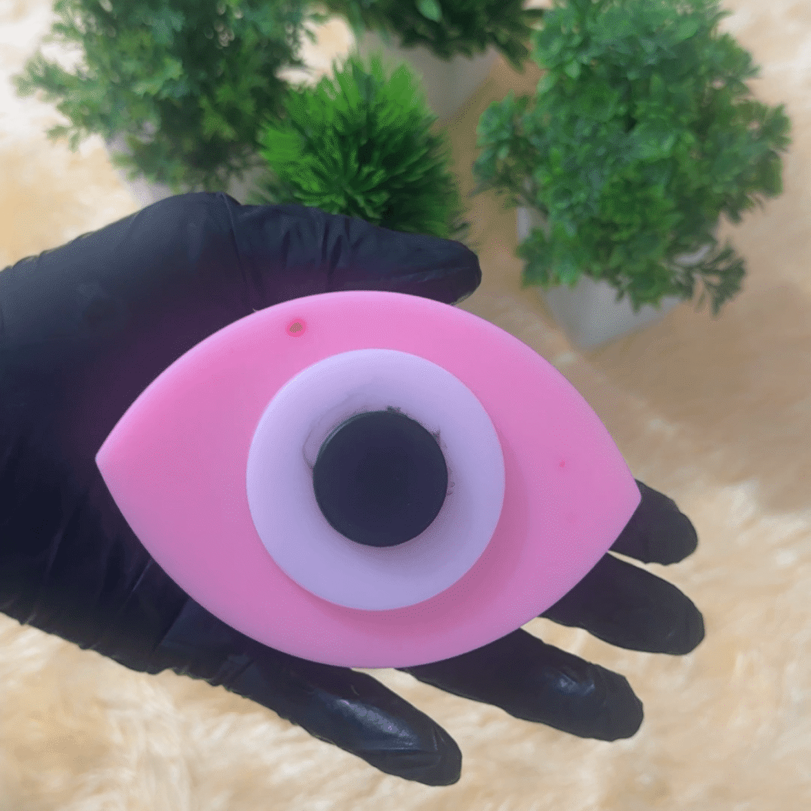 evil eye pink soap